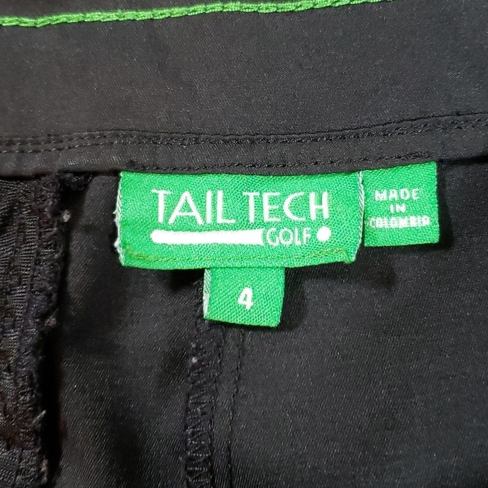TAIL TECH Performance Zippered Pockets Golf Active Wear Pants Ankle Straps sz 4 - Picture 4 of 10